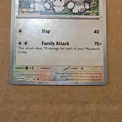 Pokemon Maushold (161/287) Scarlet & Violet NM REVERSE HOLO Foil TCG CCG - Image 5