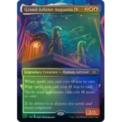 FOIL GRAND ARBITER AUGUSTIN IV (BORDERLESS) Double Masters 2022 Magic MTG CARD - Image 1