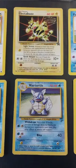 Vintage Pokemon Card Lot 6 Cards WotC Movie Promo Base Set 2 Team Rocket - Image 3