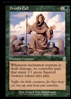 MTG Druid's Call LP Light Play Odyssey [2591] - Image 1