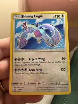 Pokemon TCG Shining Lugia SM82 2017 Black Star Promo Holo Card - Image 1
