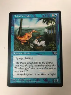 1x Teferi's Drake 1996 Mirage Magic Cards, COMBINED SHIPPING - Image 1