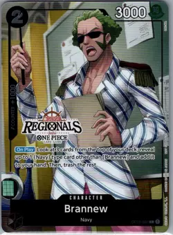 Brannew (Offline Regional 2024) [Participant] OP03-089 - One Piece Card - NM - Image 1