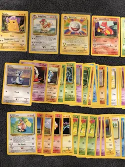 1999 Pokemon Base Set Lot - 100 Cards-Vintage - Pikachu + 2 Rares - NM/LP [#1] - Image 1