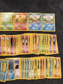 1999 Pokemon Base Set Lot - 100 Cards-Vintage - Pikachu + 2 Rares - NM/LP [#1] - Image 3