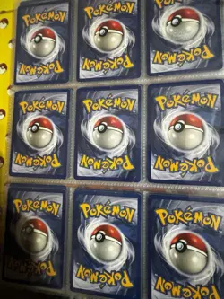 Vintage Pokemon Binder Collection Lot Wotc 50 Cards Holos English Damaged Hp-Lp - Image 2