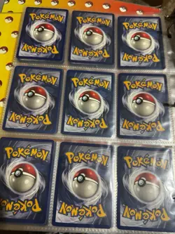 Vintage Pokemon Binder Collection Lot Wotc 50 Cards Holos English Damaged Hp-Lp - Image 4