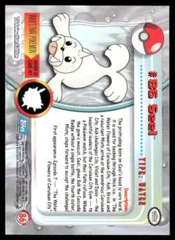 Pokemon Cards Seel #86 Topps Trading Cards Series 2 NM *1 - Image 2