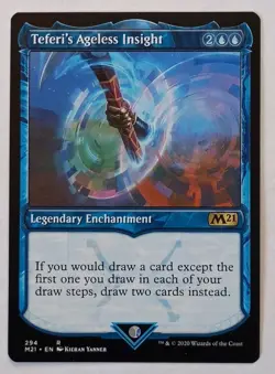 MTG - Teferi's Ageless Insight - Core Set 2021 294 - Regular Showcase Rare - Image 1