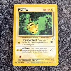 2000 Pokemon Pikachu Black Star Promo #27 - WOTC - NM - Non-holo - Image 1