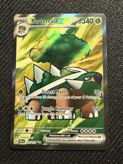 Pokemon Temporal Forces Ultra Rare Torterra EX 185/162 Pack Fresh NM - Image 1
