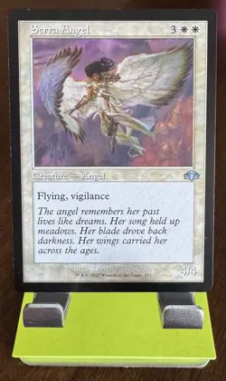 Serra Angel (Retro Frame) Dominaria Remastered Regular - Error/Misprint - Image 1
