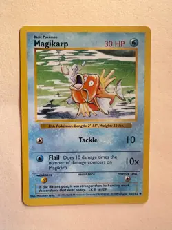1999 Pokemon Shadowless Magikarp #35/102 - Image 1