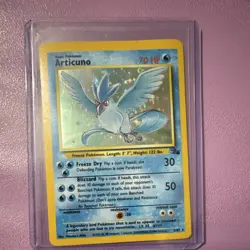 Pokemon Articuno 2/62 Fossil Holo Rare Basic 70 HP English 1999 - Image 1