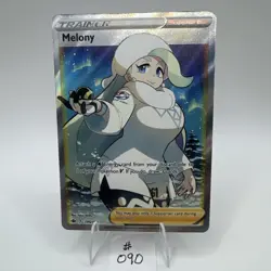 Pokemon TCG Melony (Full Art) Ultra Rare SWSH06: Chilling Reign 195/198 NM - Image 1