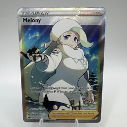 Pokemon TCG Melony (Full Art) Ultra Rare SWSH06: Chilling Reign 195/198 NM - Image 2