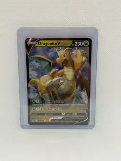 2022 Pokemon Go: Sword & Shield Ultra Rare Dragonite V #049/078 Near Mint - Image 1
