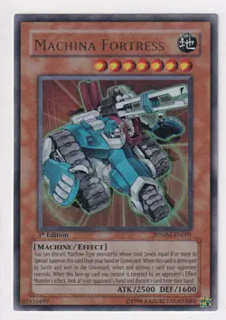 YUGIOH! MACHINA FORTRESS - ULTRA RARE 1ST EDITION - SDMM-EN001 LP+ - Image 1