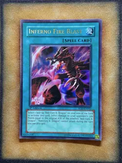 Yugioh Inferno Fire Blast SOD-EN042 Ultra Rare 1st Ed MP - Image 1