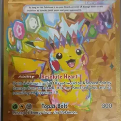 Pokemon Pikachu ex Hyper Rare Full Art Holo 247/191 Sv08 Surging Sparks Card - Image 5
