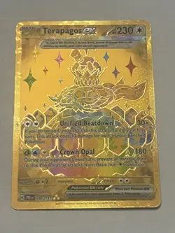 Pokemon SV: Prismatic Evolutions Terapagos ex 180/131 NM Card TCG - Image 1
