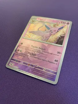 Espeon 033/131 Poke Ball Reverse Holo Prismatic Evolutions Pokemon Card NM - Image 1
