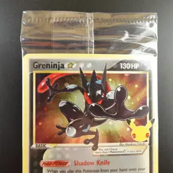 Greninja Gold Star SWSH 144 Pokemon Celebrations Sealed Promo Holo Card - Image 2