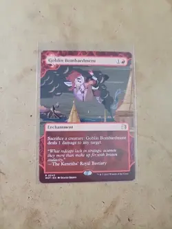 MTG Goblin Bombardment - Wilds of Eldraine: Enchanting Tales (WOT) NMT - Image 1
