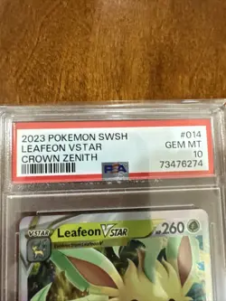 Leafeon VSTAR 14/159 GEM MINT PSA 10. Pokemon SWSH Crown Zenith - 2023 - Image 4