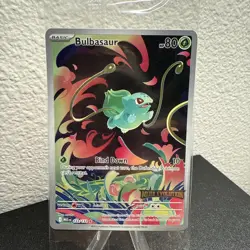 Pokemon TCG Bulbasaur 133/132 Mega Evolutions IR Stamped Promo sealed Mint - Image 5