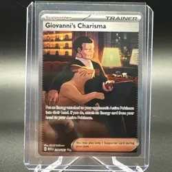 Pokemon TCG SV: Scarlet & Violet 151 Giovanni's Charisma #204/165 - Image 1
