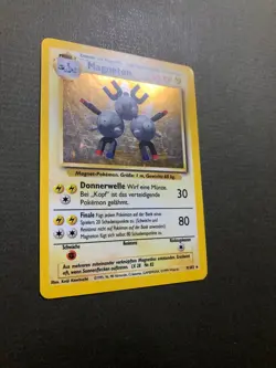 Pokemon [GERMAN] Magneton Base Set 9/102 Unlimited Holo Rare NM Nice! - Image 2