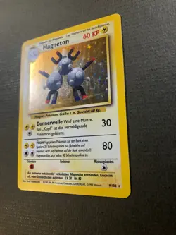 Pokemon [GERMAN] Magneton Base Set 9/102 Unlimited Holo Rare NM Nice! - Image 3