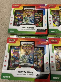 6x Pokemon TCG: First Partner Illustration Collection Series 1 New & Sealed - Image 3