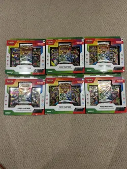 6x Pokemon TCG: First Partner Illustration Collection Series 1 New & Sealed - Image 4