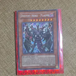 Yu-Gi-Oh! Destiny Hero - Plasma Effect Secret Rare CT04-EN003 2007 ATK/1900 DEF… - Image 1