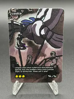 Pokedoodles Loogia 96/90 - Seceret Rare Card - Pokemon Lugia Fan Art - Image 1