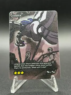 Pokedoodles Loogia 96/90 - Seceret Rare Card - Pokemon Lugia Fan Art - Image 2