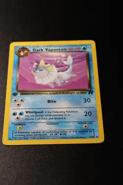 Pokemon Card - Dark Vaporeon Team Rocket 1st Edition 45/82 Unlimited Ungraded - Image 2