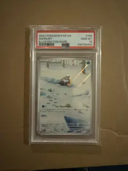 2023 PSA 10 Pokemon Paradox Rift Snorunt Illustration Rare FA 188/182 card Gem - Image 1