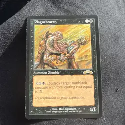 Plaguebearer # 71 Exodus Premodern Magic the Gathering Card x1 MTG Zombie - Image 1