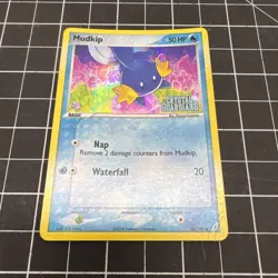 Pokemon Mudkip TCG Card 58/100 Crystal Guardians Holo Stamped H2 - Image 1
