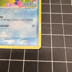 Pokemon Mudkip TCG Card 58/100 Crystal Guardians Holo Stamped H2 - Image 2
