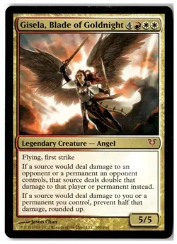 MTG Gisela, Blade of Goldnight - Avacyn Restored Moderately Played English - Image 1