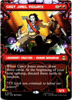 Casey Jones, Vigilante (Showcase) - [Teenage Mutant Ninja Turtles] MTG TMT 0235 - Image 1