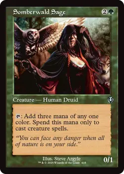 MTG Foil - Somberwald Sage (Retro Frame) - 418 / NM / English - Image 1
