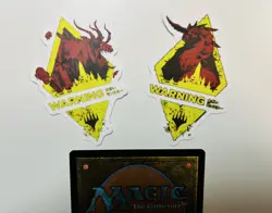 MTG Sticker, MAGIC THE GATHERING Stickers, Creature Spell Decal - Image 1