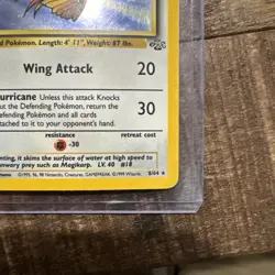 Pokemon Pidgeot 8/64 Holo Rare Jungle Set WOTC 1999 Vintage 8/64 - LP - Image 4