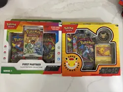 Pokemon First Partner Illustration Collection Series 1 Sealed & 1 2026 Day Box - Image 1