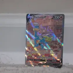 Pokemon Machamp V Full Art Portuguese Ultra Rare Holo Astral Radiance 172/189 - Image 1